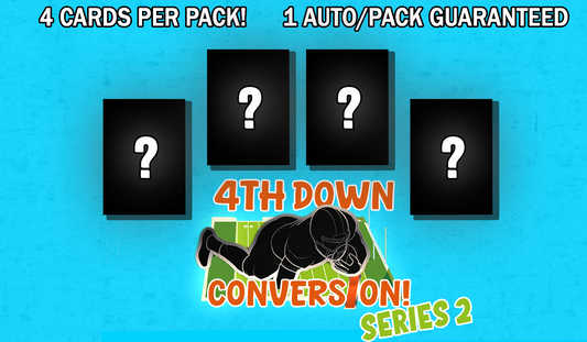 4th Down Conversion Card Pack Series 2! | RANDOM NUMBER BREAK | 4 CARDS PER PACK | $10/Spot, 2 for $19, 4 for $35 | *Breaks when Full* *BREAK#DYL792*