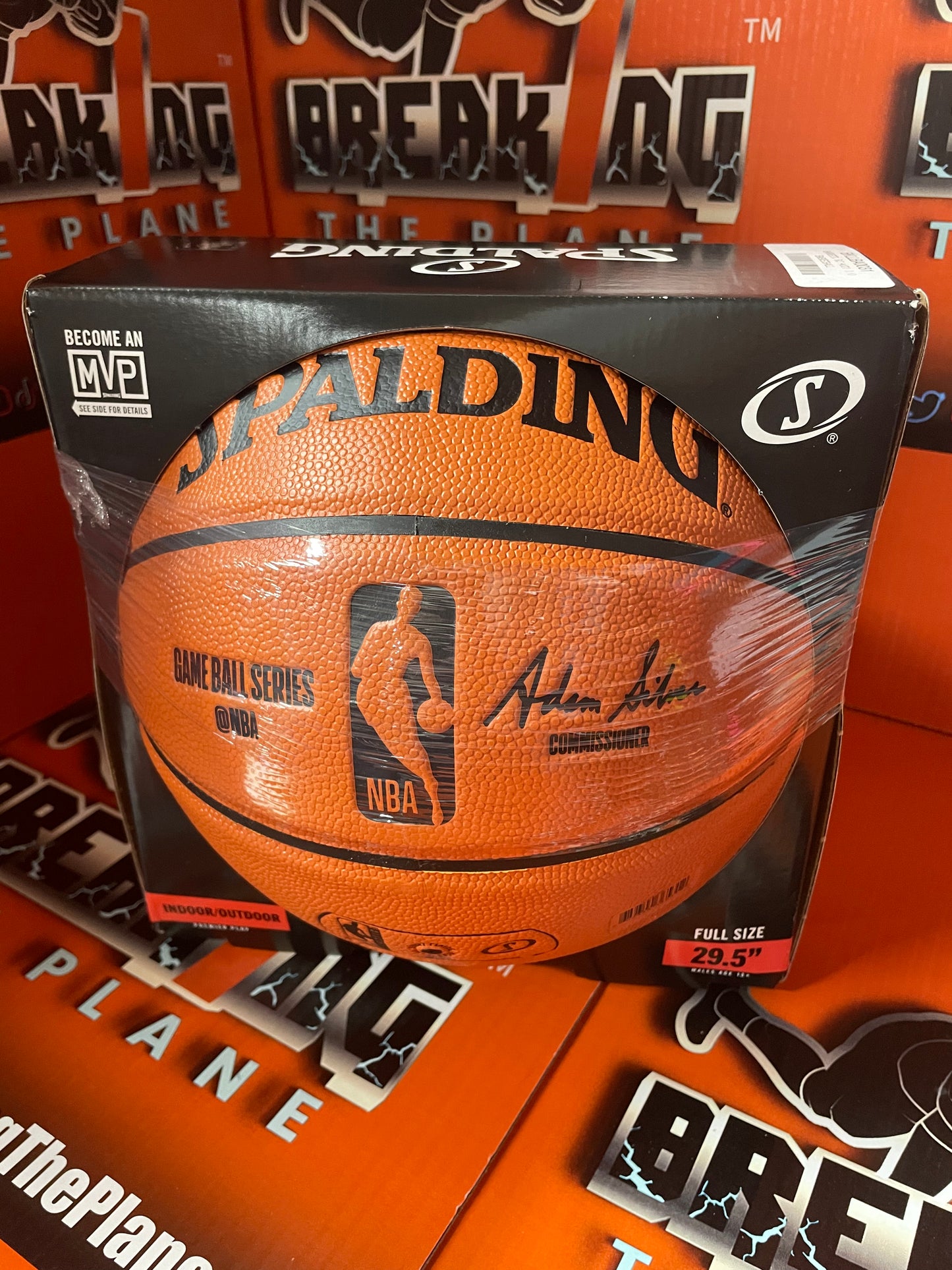 RJ Barrett Autographed Spalding Basketball with Fanatics COA Raptors