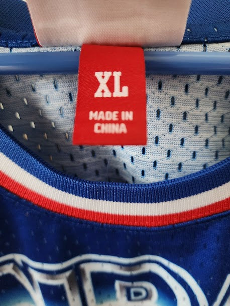 Karl Malone Dream Team USA 1992 Utah Jazz Mitchell and Ness Hardwood Classics Jersey XL Unsigned
