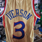 Allen Iverson 76ers Mitchell and Ness Hardwood Classics Basketball Jersey M Unsigned