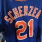 Max Scherzer Nike Licensed NY Mets Jersey Size Medium Unsigned