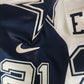 Ezekiel Zeke Elliott On Field Nike Licensed Dallas Cowboys White Jersey Size Medium Unsigned