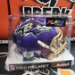 Patrick Queen Auto FLASH Mini Helmet Ravens Beckett COA