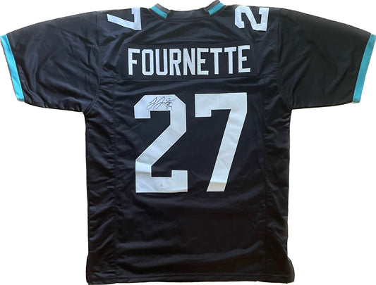 Leonard Fournette Autographed Custom Jacksonville Jaguars Jersey P.A.A.S COA