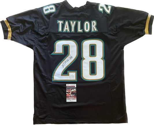 Fred Taylor Autographed Custom Jacksonville Jaguars Jersey with JSA COA