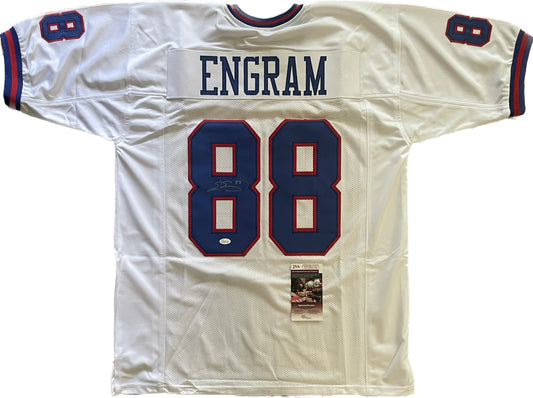 Evan Engram Autographed Custom New York Giants Jersey with JSA COA