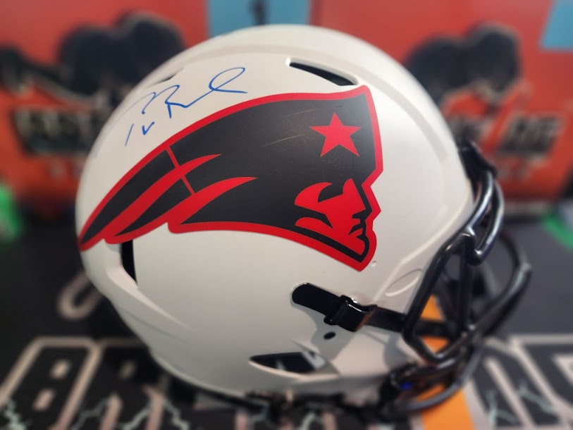 Tom Brady Auto AUTHENTIC Lunar Full Size Helmet Limited 5/25 Fanatics COA