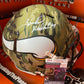 Herschel Walker Autographed Vikings Authentic Camo Full Size Helmet Beckett COA