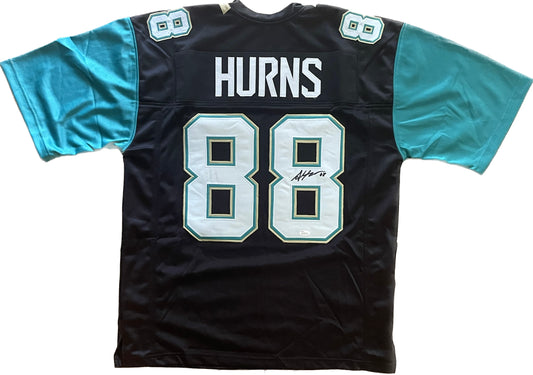 Allen Hurns Autographed Custom Jacksonville Jaguars Jersey with JSA COA