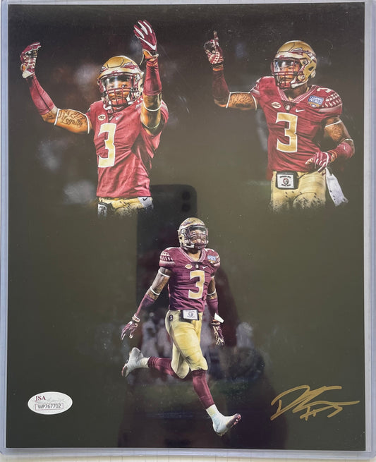 Derwin James College (FSU) Autographed 8x10 Photo with JSA COA - WP767702