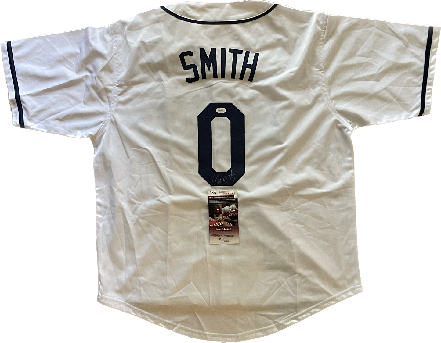 Mallex Smith Autographed Mariners Custom Jersey with JSA COA