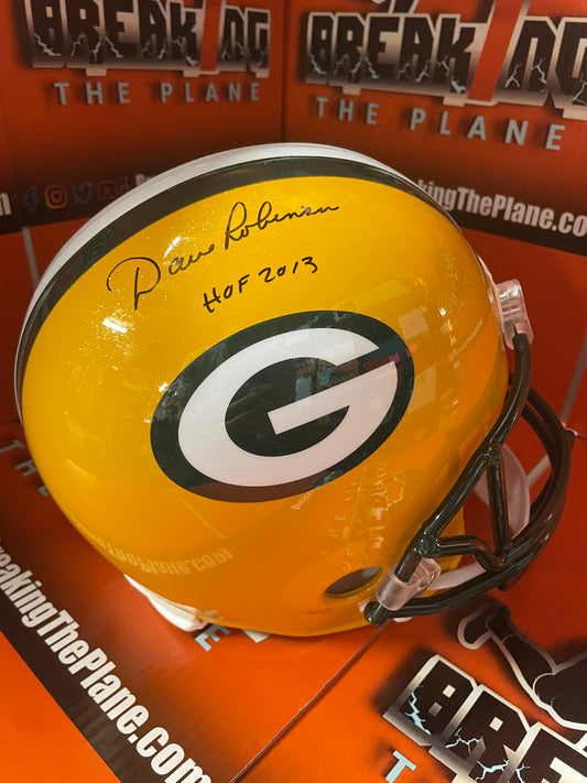 Dave Robinson Autographed Packers Full Size Helmet with JSA COA