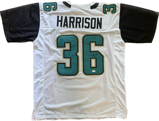 Ronnie Harrison Jr. Autographed Custom Jacksonville Jaguars Jersey with JSA COA