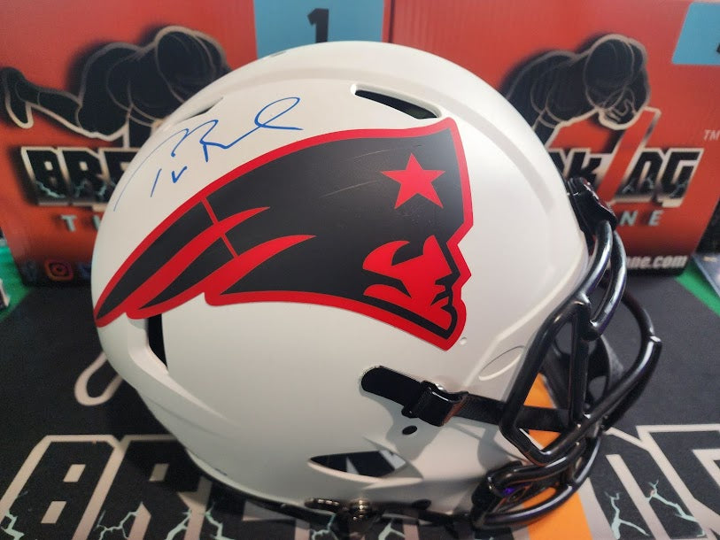 Tom Brady Auto AUTHENTIC Lunar Full Size Helmet Limited 5/25 Fanatics COA