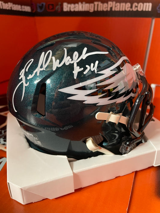 Herschel Walker Autographed Philadelphia Eagles Mini Helmet with Beckett COA