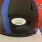 Daniel Jones Autographed Eclipse Giants Mini Helmet with JSA COA - WIT553564