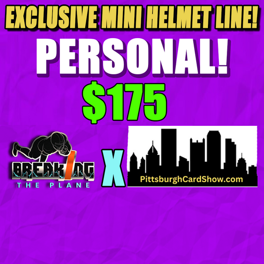 BTP X Pittsburgh card show | EXCLUSIVE MINI HELMET | PERSONAL BREAK! | *BREAK#PET295*