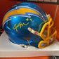 Kenneth Murray Autographed Chargers Flash Mini Helmet With Beckett COA