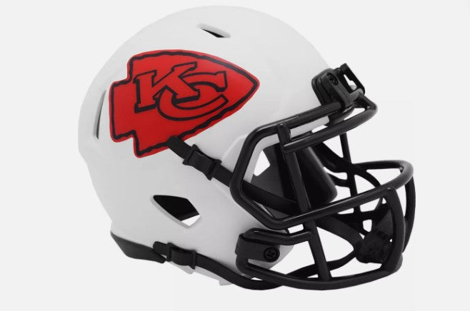 Kansas City Chiefs Unsigned Lunar Specialty Riddell Mini Helmet Shell Included