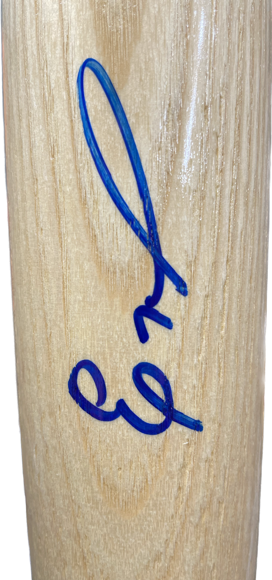 Eloy Jiménez White Sox Autographed Wooden Rawlings Baseball Bat with JSA COA