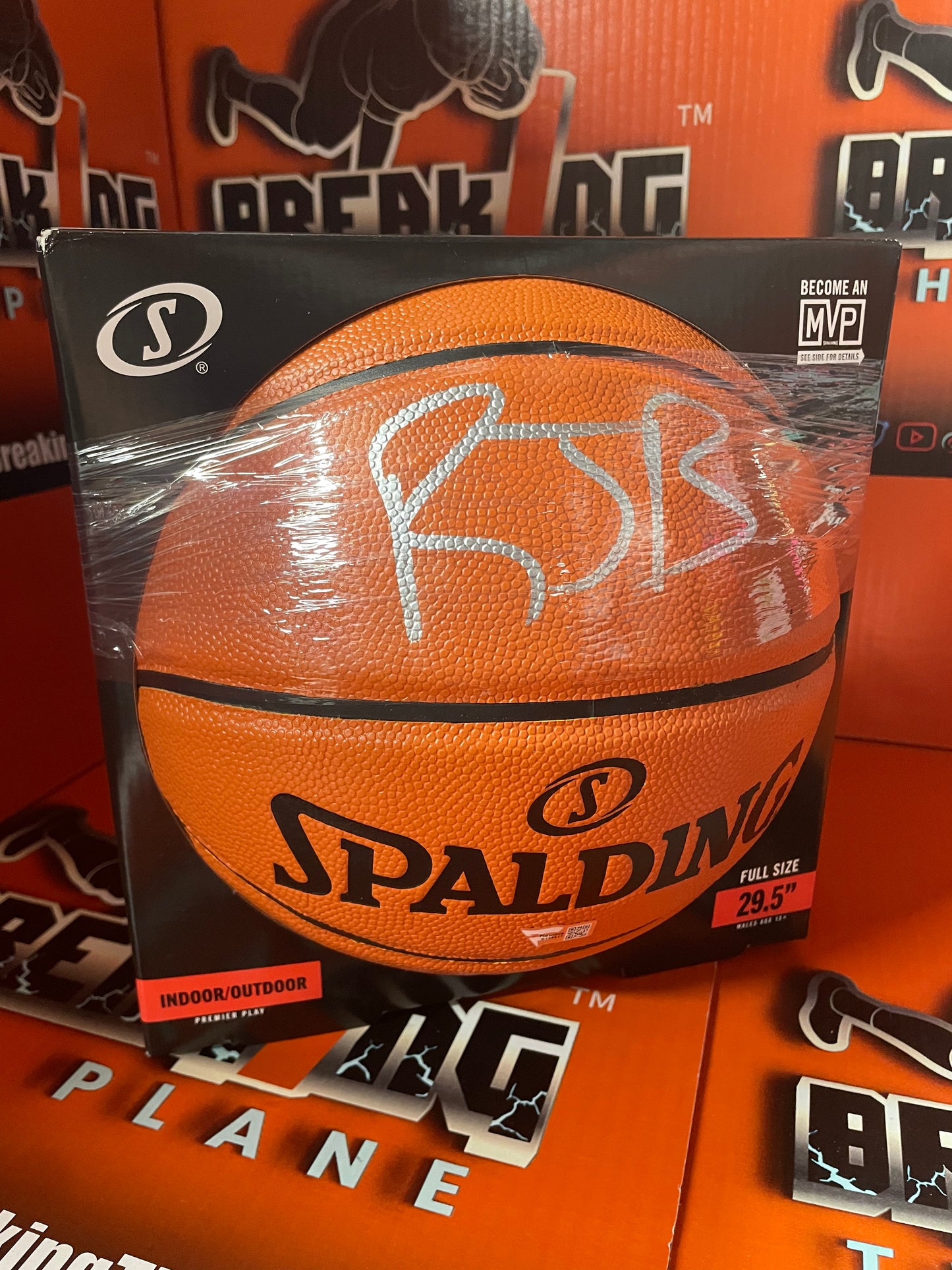 RJ Barrett Autographed Spalding Basketball with Fanatics COA Raptors