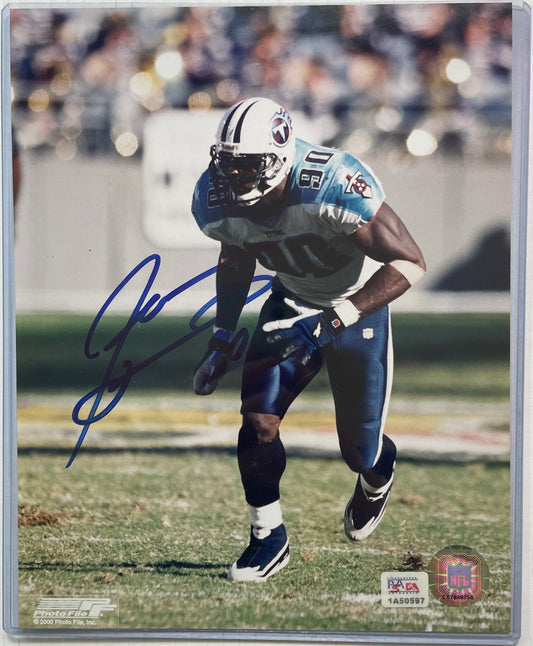 Javon Kearse Titans Autographed 8x10 Photo with PSA COA - 1A50597