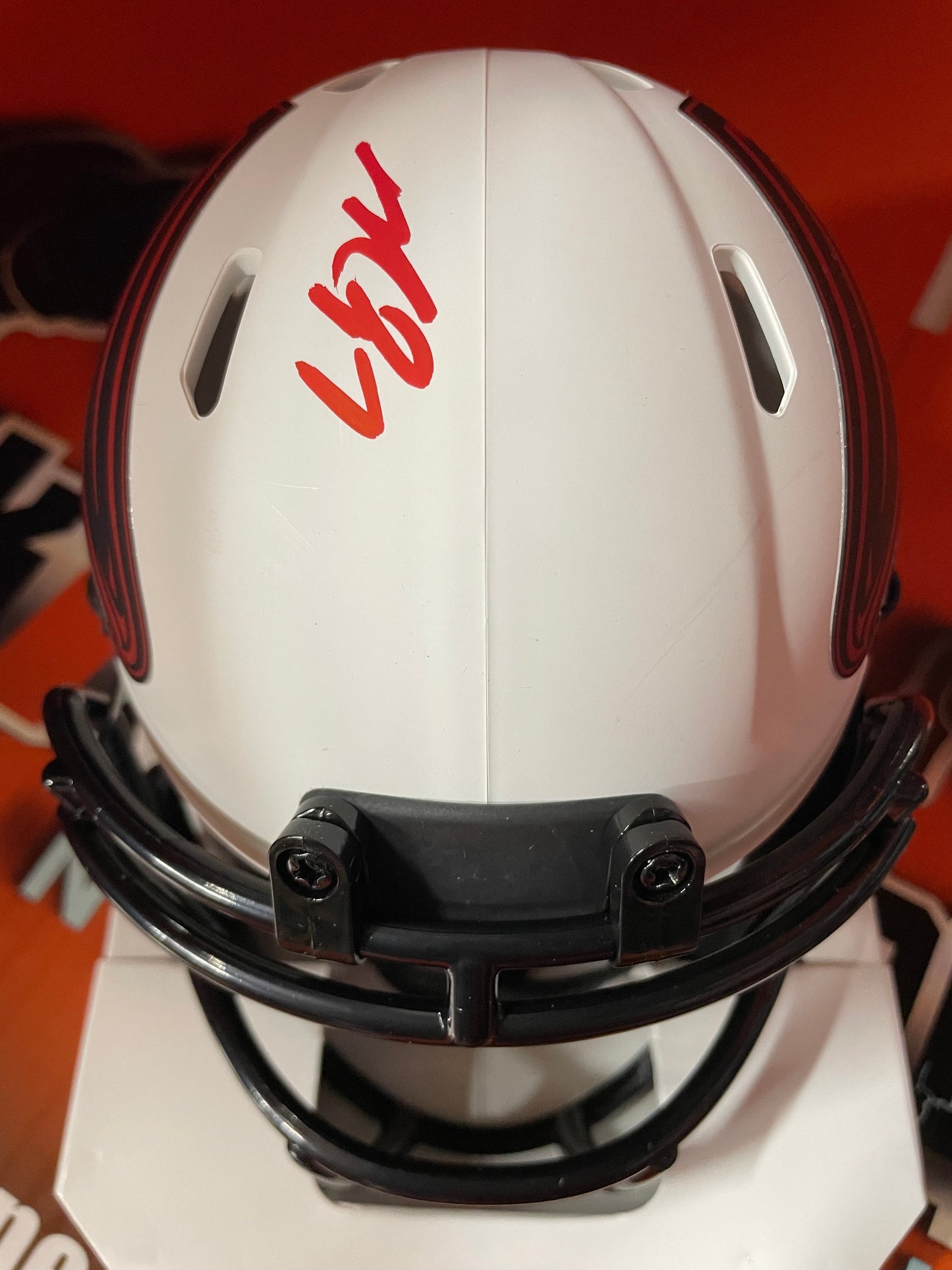 Michael Vick Autographed Lunar Falcons Mini Helmet with Beckett COA