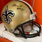 Marcus Davenport Autographed Saints Mini Helmet with Beckett COA