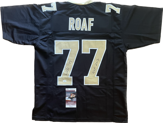 Willie Roaf Autographed Custom New Orleans Saints Jersey with JSA COA