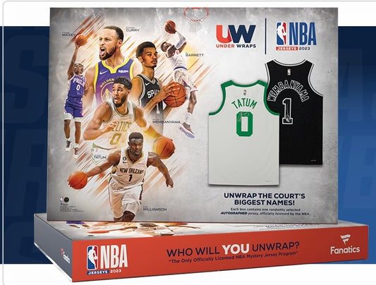 Fanatics 2023 Under Wraps Basketball Jersey One (1) Box Personal Break! (We can break or ship sealed) *BREAK#DYL712*