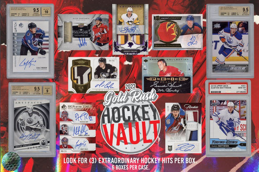 LAST BOX! | Gold Rush 2022 Hockey Vault Personal Break! | 3 High-end Hockey Cards! | (We can break or ship sealed) *BREAK#PET250*