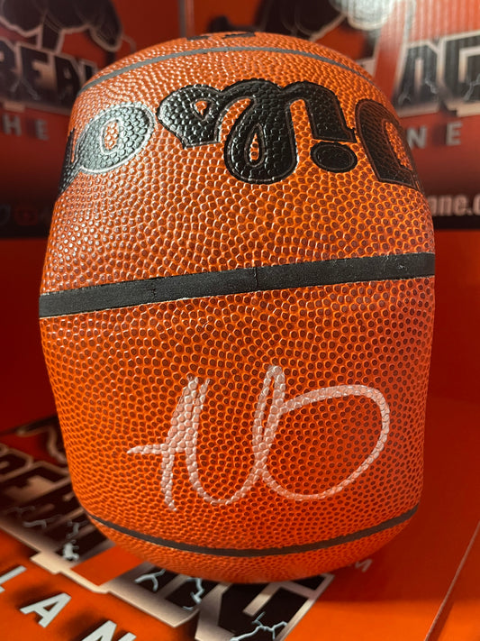 James Harden Autographed Wilson Basketball with Beckett COA