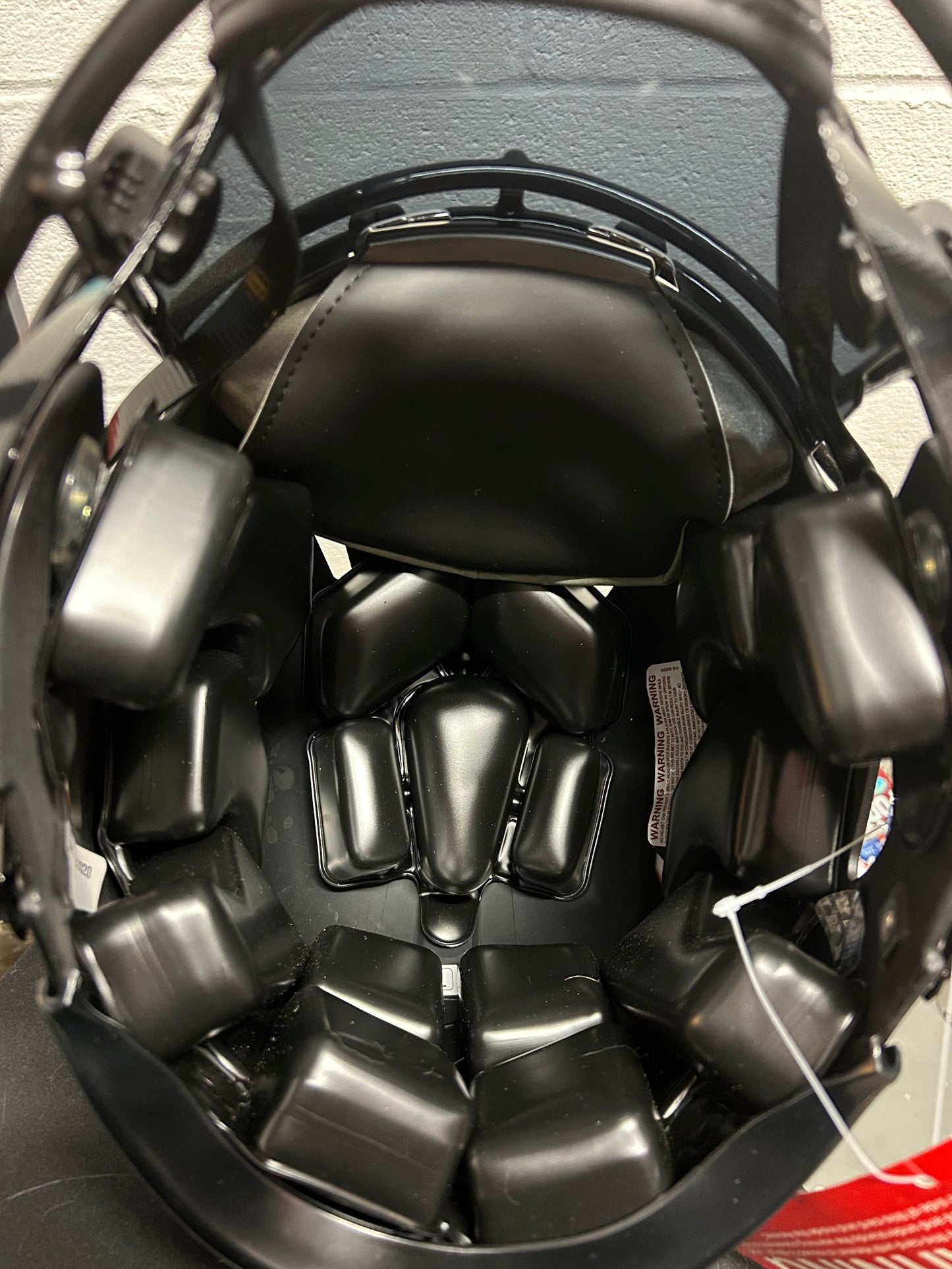 Randy Moss AUTHENTIC Eclipse Specialty Full Size Helmet Patriots Beckett COA with visor