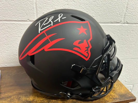 Randy Moss AUTHENTIC Eclipse Specialty Full Size Helmet Patriots Beckett COA with visor