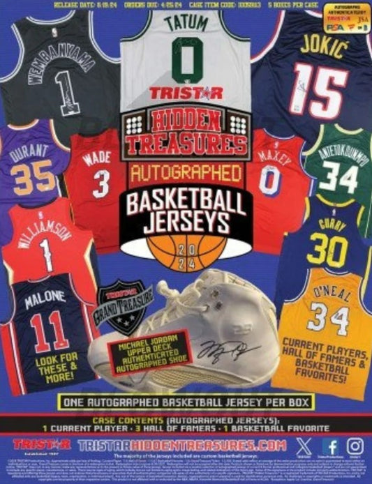 Tristar 2024 Basketball Jersey! | RANDOM TEAM BREAK | Each Spot Receives 3 Teams/Spot | $16/Spot, 2 for $29, 4 for $55 | *Breaks when Full* *BREAK#DAV623*