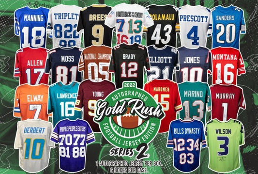 Old School | Gold Rush 2022 Series 2 FOOTBALL Jersey! | Pick 1 Team Get 3 Random | $27/Spot, 2 for $50 | *Breaks when Full* | *BREAK#DAV657*