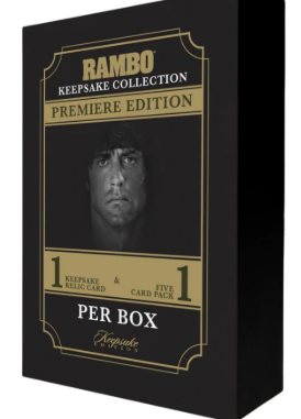 Rambo Keepsake Collection Pieces of the Past Hobby Box!