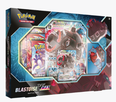 Blastoise EX Box Sword and Shield - Box includes 1 Sun and Moon Pack!