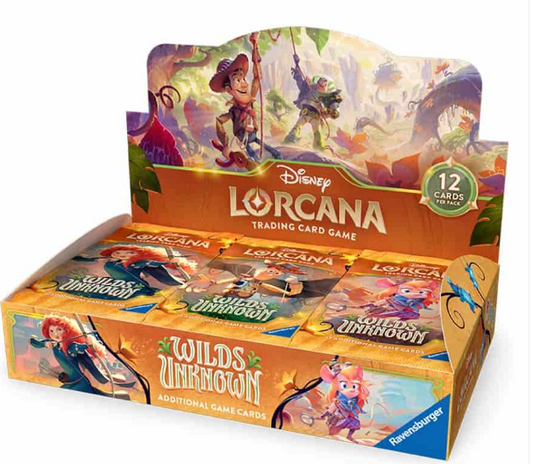 Disney Lorcana Wilds Unknown Booster Box - 24 packs!