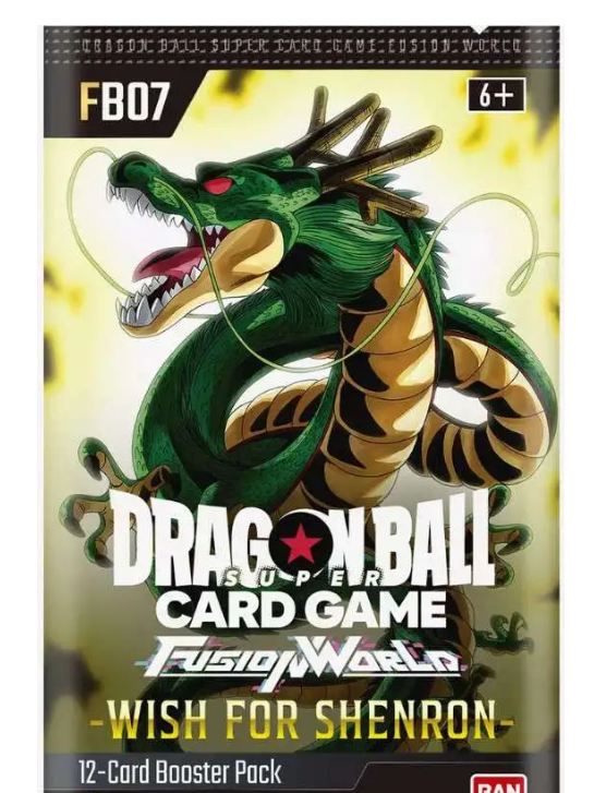 FB07 Dragonball Z TCG Wish for Shenron Booster Pack 12 cards! Bandai/Namco