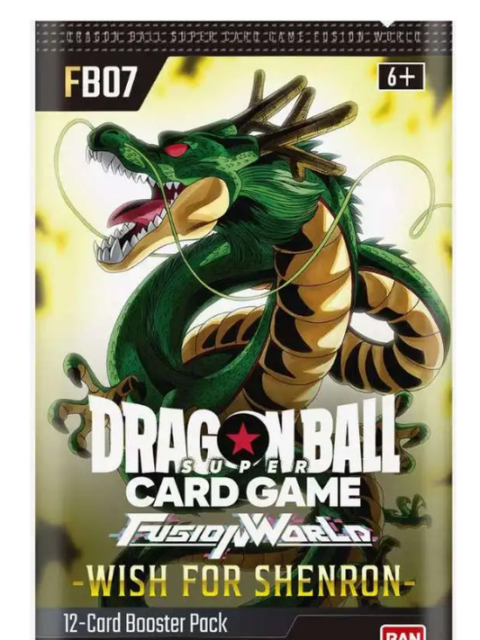 FB07 Dragonball Z TCG Wish for Shenron Booster Pack 12 cards! Bandai/Namco