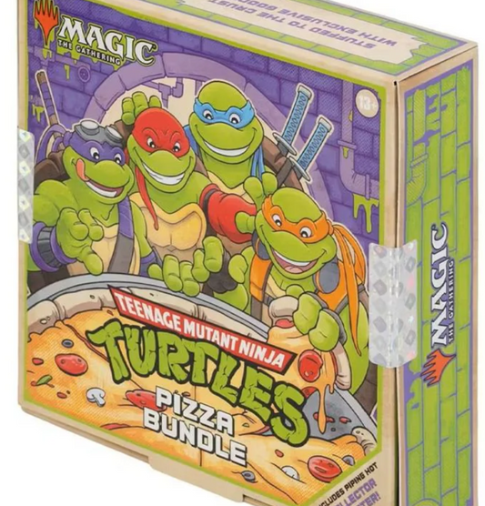 Pizza Box! MTG Magic The Gathering Teenage Mutant Ninja Turtles TMNT 1 collector booster plus play packs