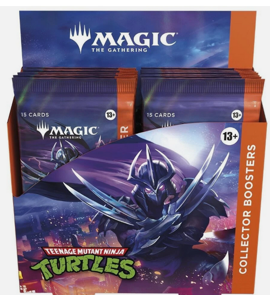 TMNT Collector Booster BOX - 12 collector booster packs! MTG Magic The Gathering Teenage Mutant Ninja Turtles Trading Card Game