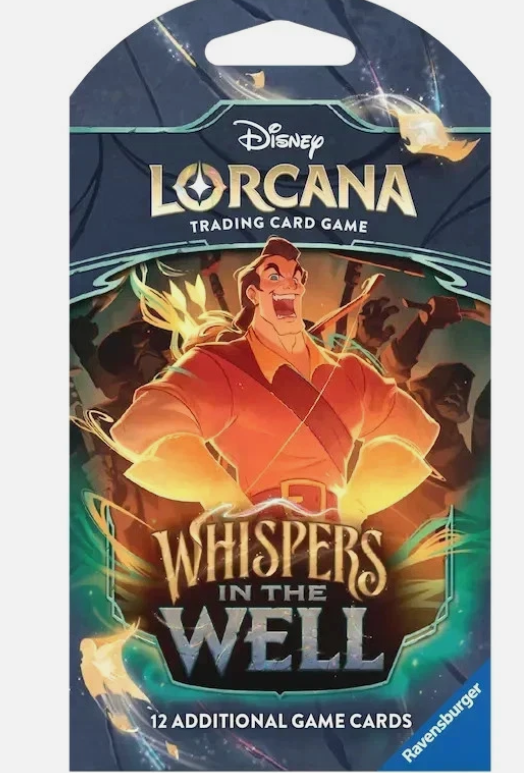 Disney Lorcana Whispers In The Well SLEEVED Booster Pack