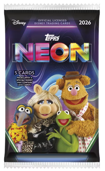 Disney 2026 Topps Neon Mega Box Pack