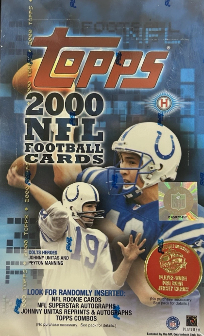 Topps 2000 Football Hobby Box- 36 packs
