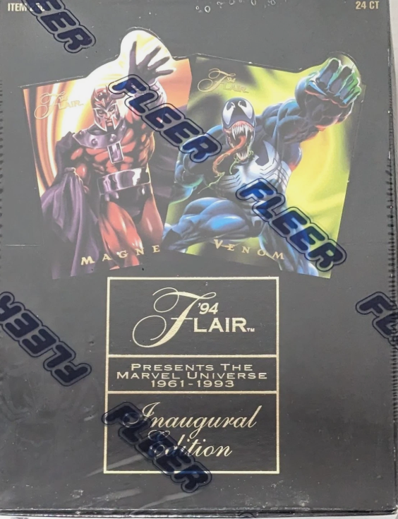 1994 Flair Marvel Inaugural Edition Hobby Box -24 packs!