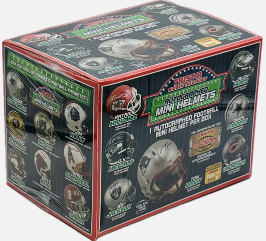 Tristar FOOTBALL Mini Helmet  | PICK 1 TEAM GET 1 RANDOM TEAM FOR FREE | (Breaks TUE 4/29 by 9:00 PM EST. or when full)