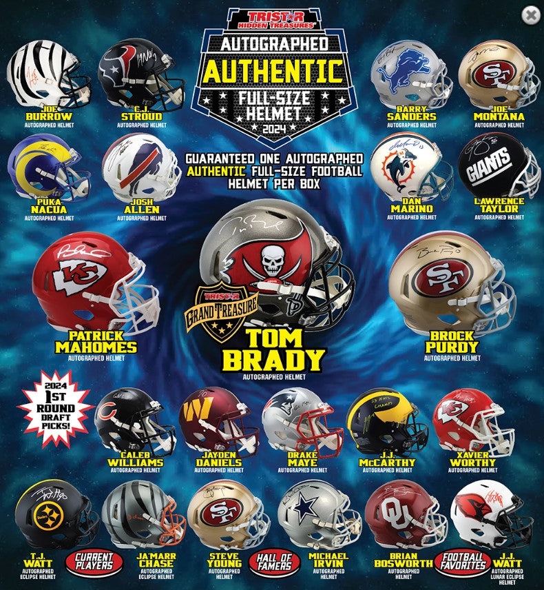 Tristar 2024 AUTHENTIC FULL SIZE HELMET | ONE (1) Box Break! | RANDOM DIVISION BREAK | *Breaks when Full* *BREAK#DAV612*