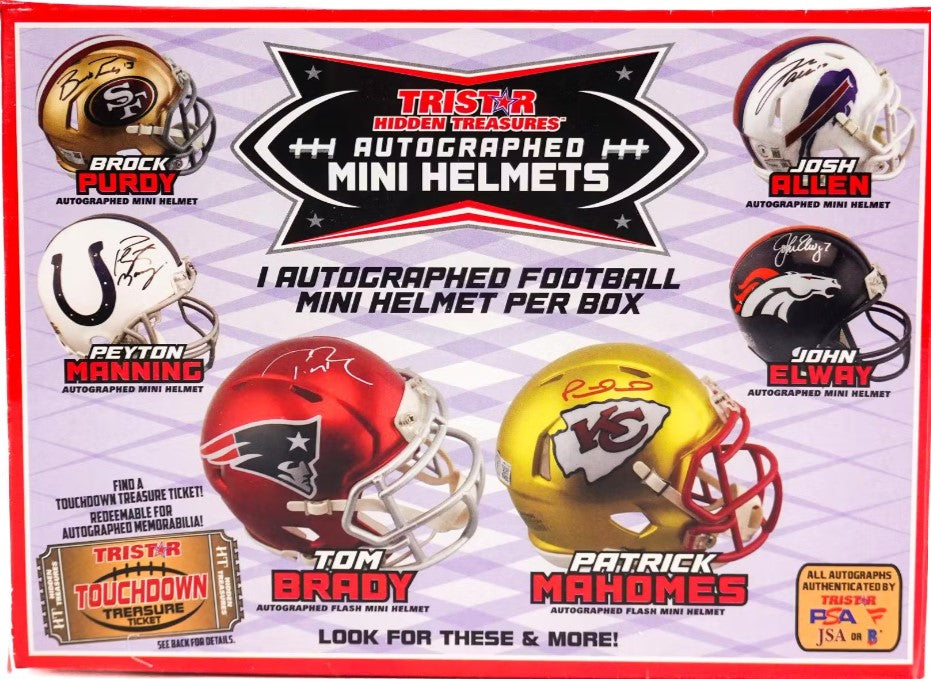 Tristar 2024 Football Mini Helmet ONE (1) Box Break! | RANDOM DIVISION BREAK | *Breaks when Full* | $19/Spot or 2 for $35 | *BREAK#DAV597*